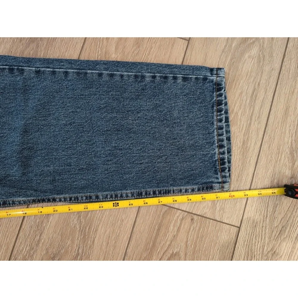 LEVI'S 550 MEN'S BLUE JEANS SIZE 38x32 STRAIGHT RELAXED MEDIUM WASH    EUC